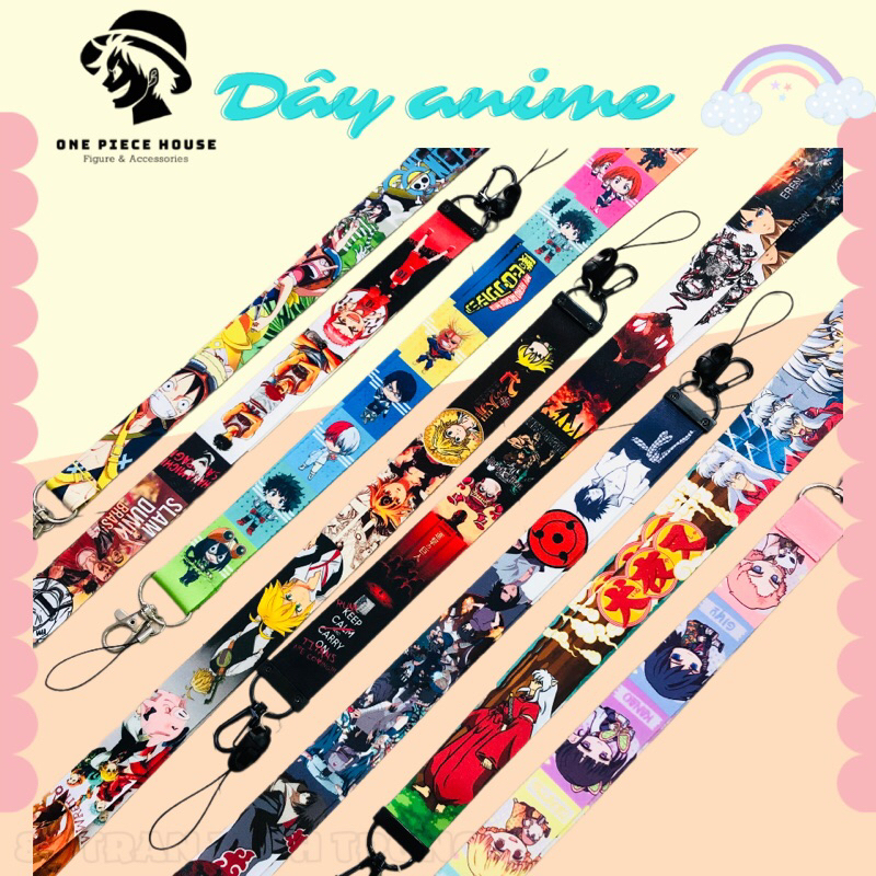 Dây Anime đeo điện thoại, đeo thẻ