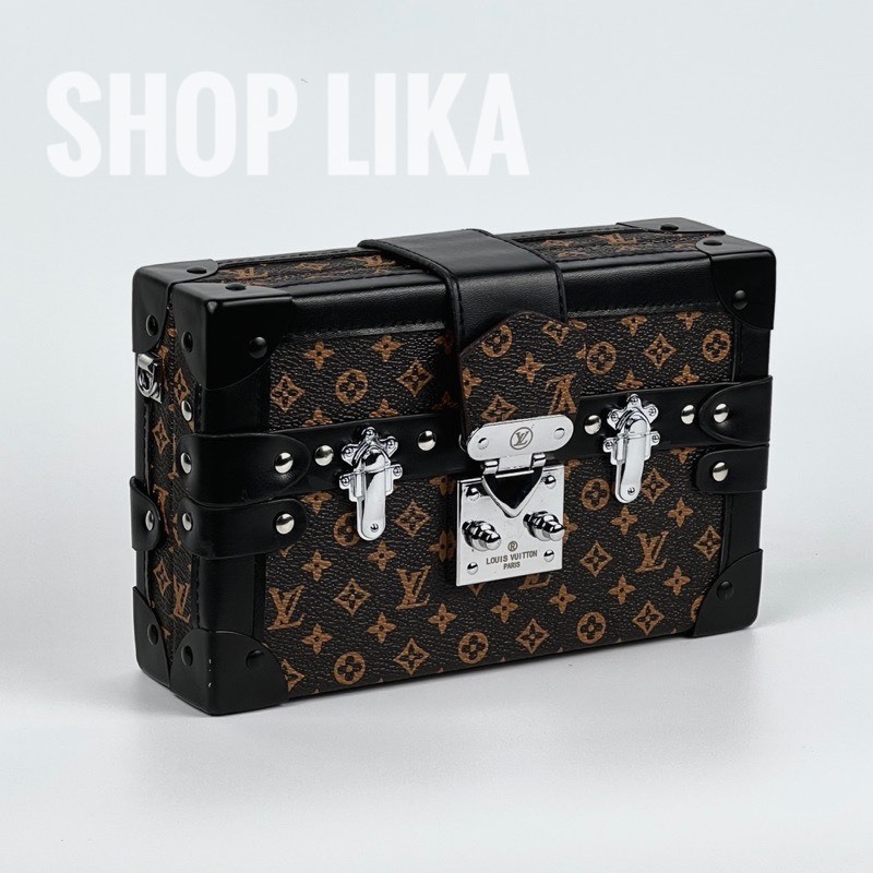 Túi Hộp L.V đeo chéo nam nữ sang chảnh da PU cao cấp L02 - LIKA SHOP