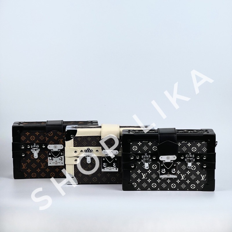 Túi Hộp L.V đeo chéo nam nữ sang chảnh da PU cao cấp L02 - LIKA SHOP