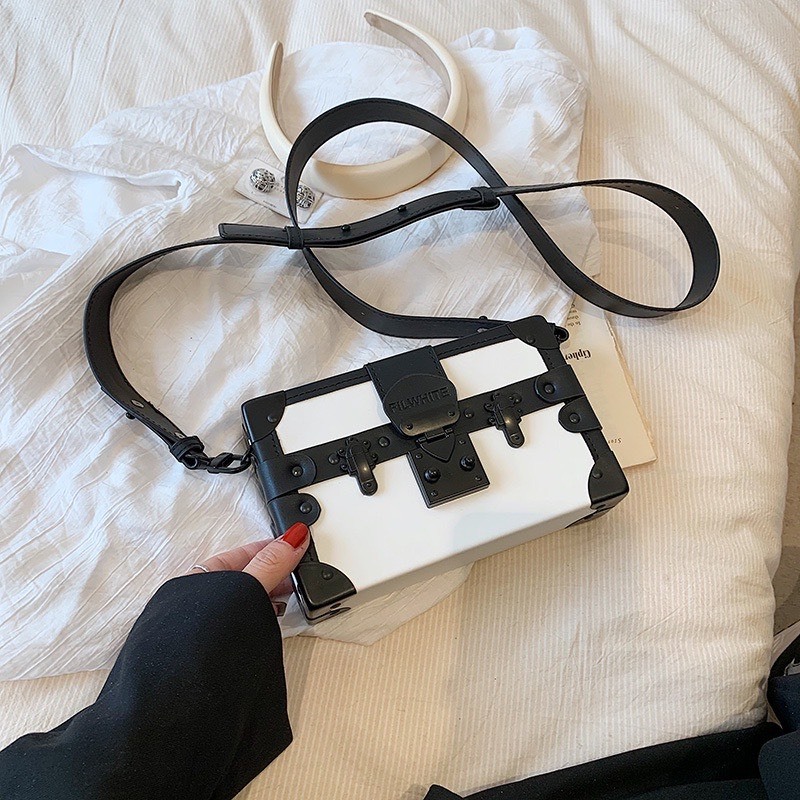 Túi Hộp Đeo Chéo Nam Nữ Da Pu Cao Cấp Sang Trọng V29 - LIKA SHOP