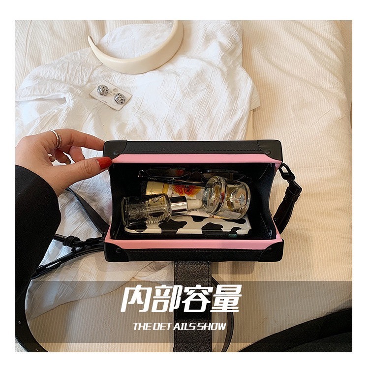 Túi Hộp Đeo Chéo Nam Nữ Da Pu Cao Cấp Sang Trọng V29 - LIKA SHOP