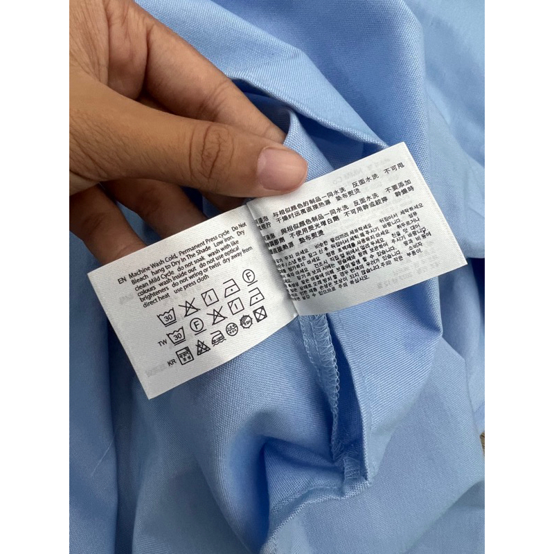 AnDi.vnxk Áo sơ mi vải oxford gấu l W.hoau