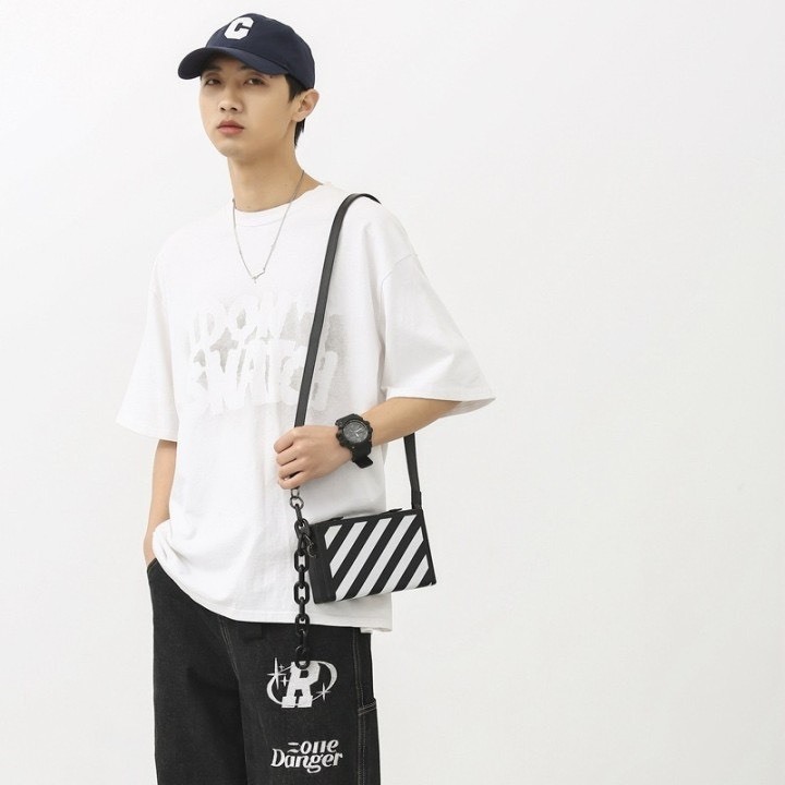 Túi Hộp Đeo Chéo OFF.W Nam Nữ Da PU Cao Cấp V09 - LIKA SHOP