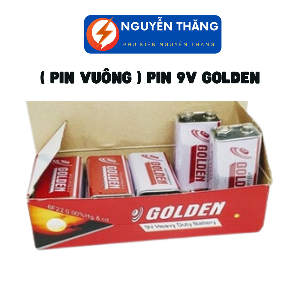 Pin Vuông 9v golden rẻ