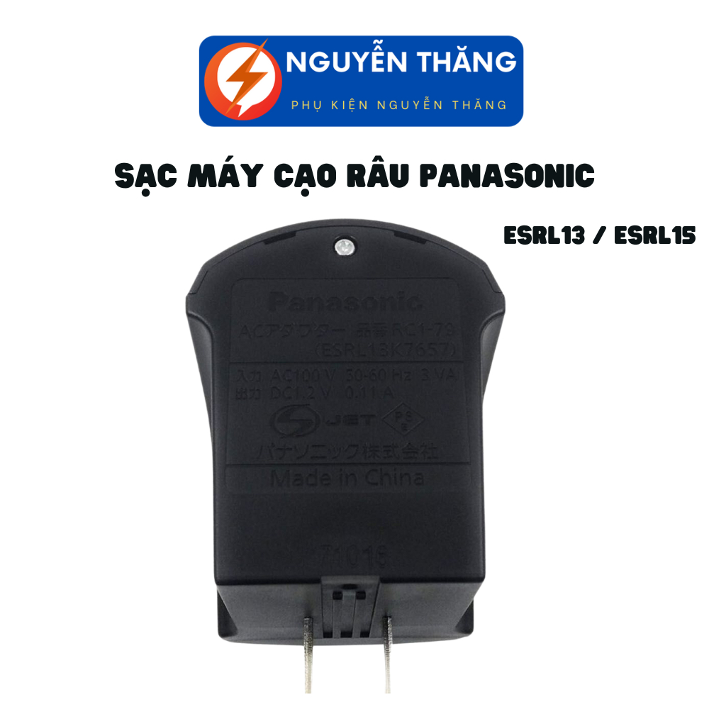 Sạc Máy Cạo Râu Panasonic RC1-79 Mới Chính Hãng  ES-RL13 ES-RL15 ES-RT17