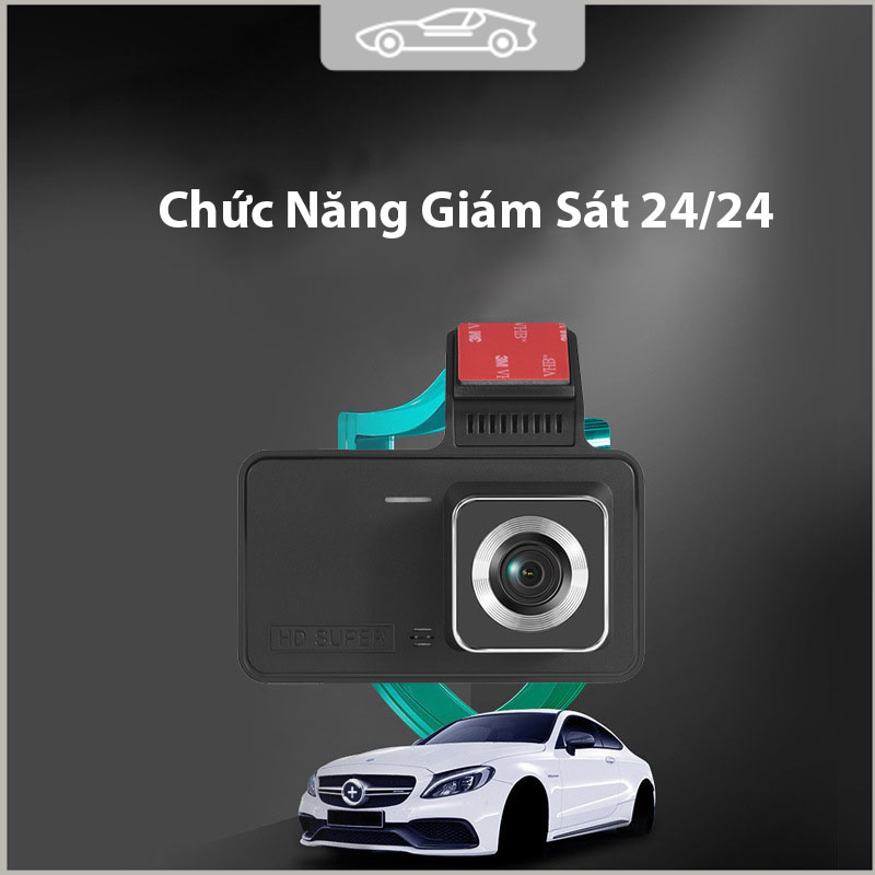 Camera hành trình ô tô HG91 quay 1080p full HD góc rộng 140° màn hình cảm ứng hỗ trợ cam lùi cảnh báo va chạm