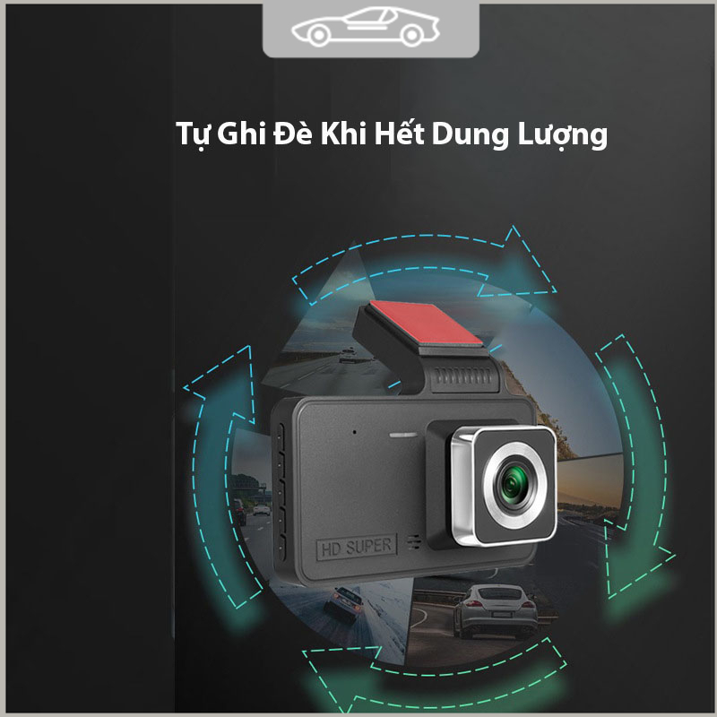 Camera hành trình ô tô HG91 quay 1080p full HD góc rộng 140° màn hình cảm ứng hỗ trợ cam lùi cảnh báo va chạm