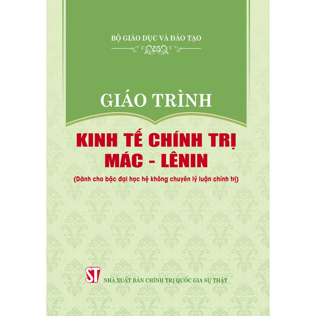 GIÁO TRÌNH KINH TẾ CHÍNH TRỊ MÁC - LÊNIN
