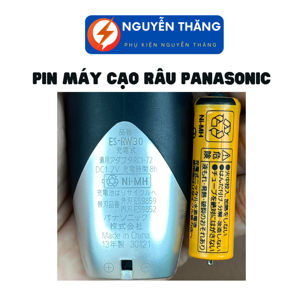 Pin Sạc Máy Cạo Râu,ES-RL15 ,ES-RL34, Pin Máy Cắt Tóc Pin Lưu Trữ Panasonic ES882L2507N, 1.2V