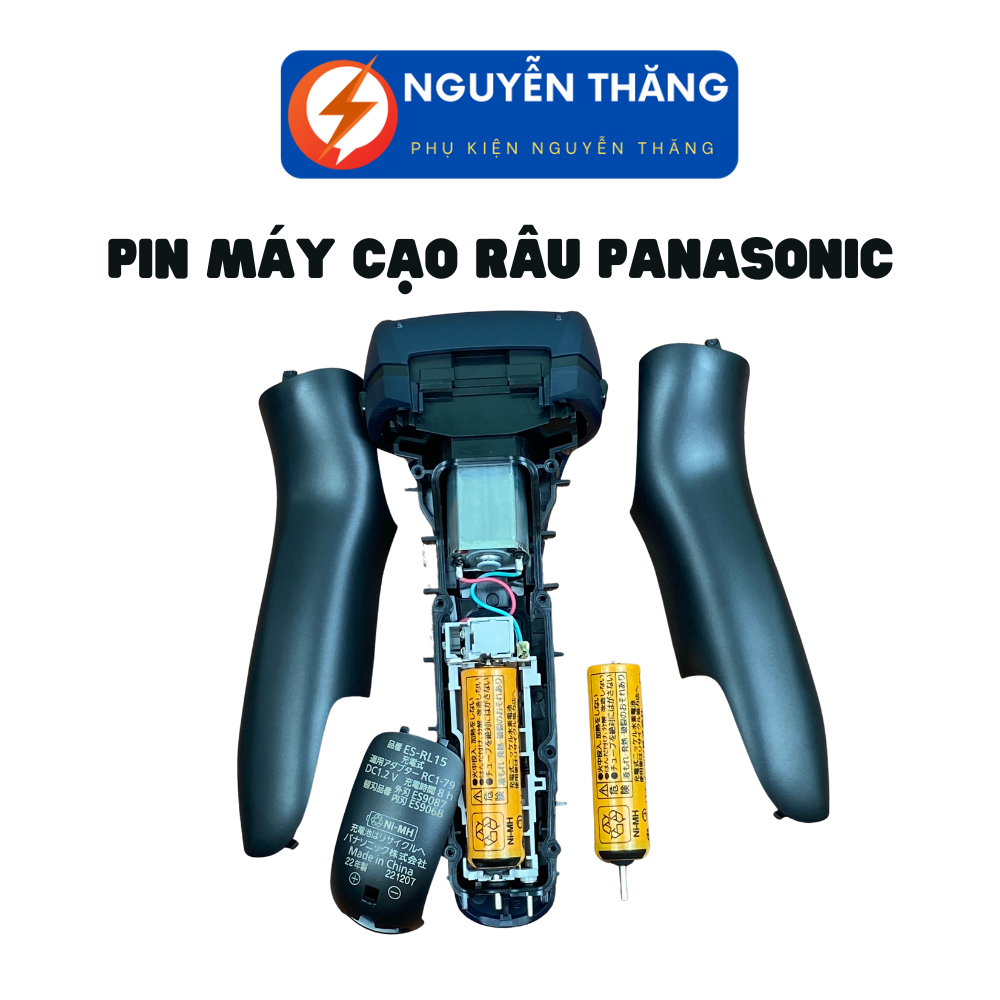 Pin Sạc Máy Cạo Râu,ES-RL15 ,ES-RL34, Pin Máy Cắt Tóc Pin Lưu Trữ Panasonic ES882L2507N, 1.2V