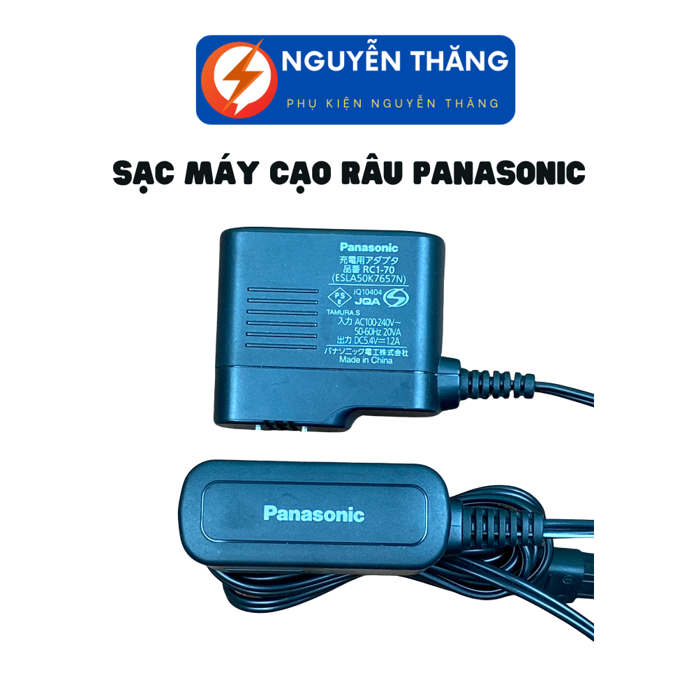 Sạc Máy Cạo Râu Panasonic RC1-74, AC 100-240v Ra 5,4v Cho Máy Chạy Pin 3,6v