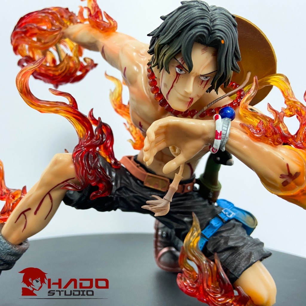 Mô hình Ace, One Piece, tư thế chiến đấu, cao 18cm