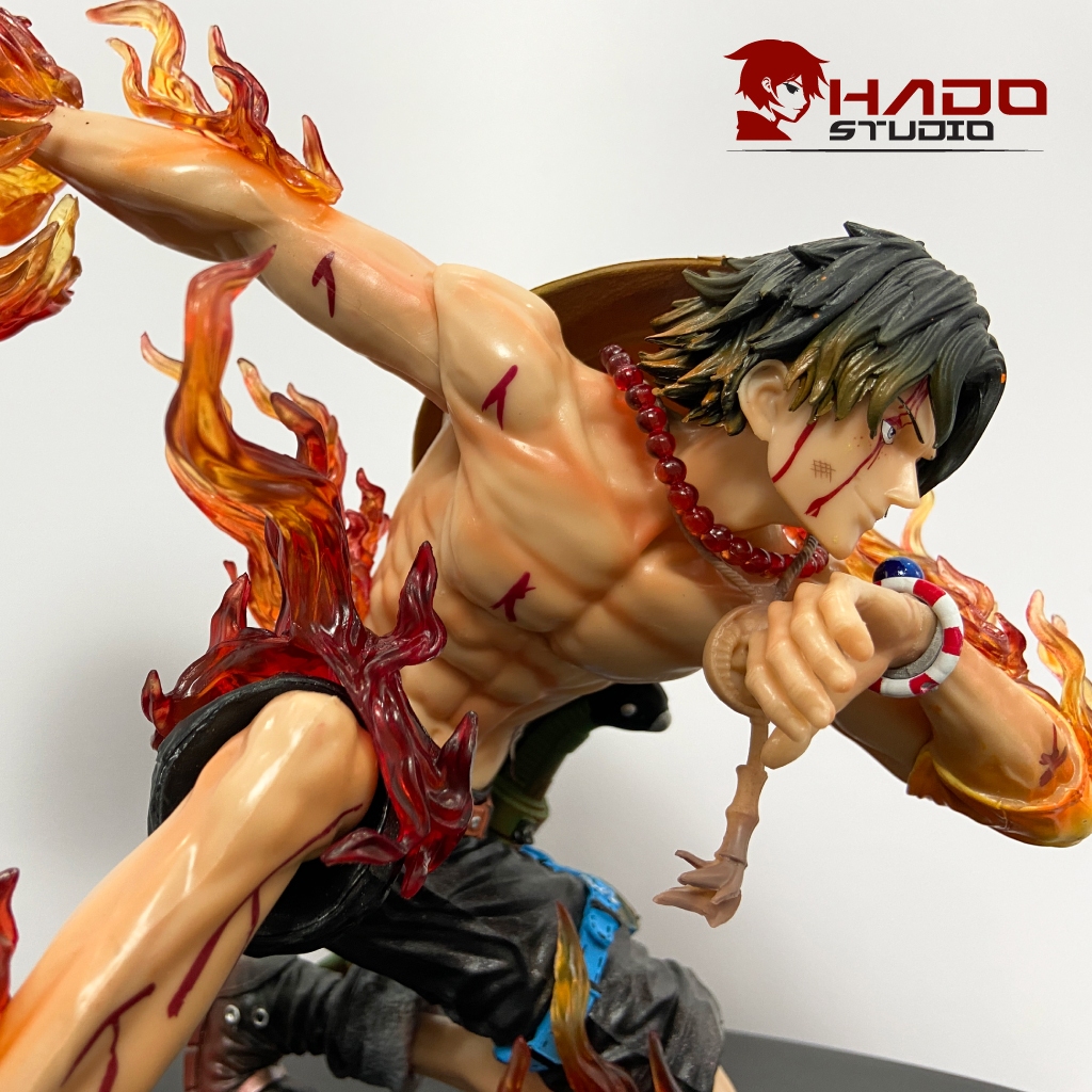 Mô hình Ace, One Piece, tư thế chiến đấu, cao 18cm