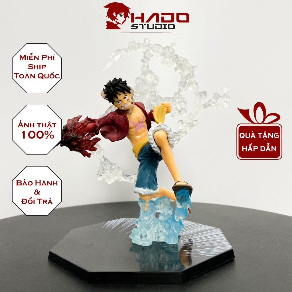 Mô hình Luffy, One Piece, tư thế chiến đấu, cao 18cm