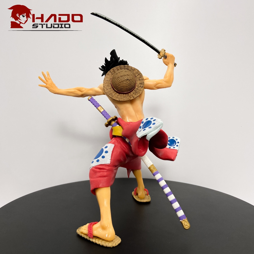 Mô hình Luffy, One Piece, tư thế chiến đấu, cao 23cm