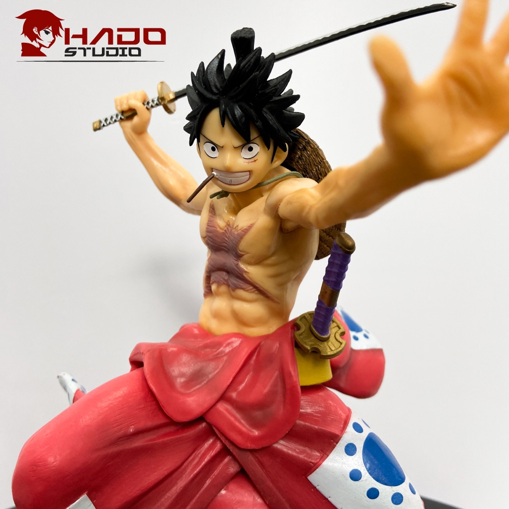 Mô hình Luffy, One Piece, tư thế chiến đấu, cao 23cm
