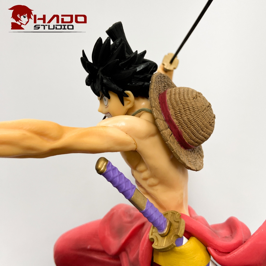 Mô hình Luffy, One Piece, tư thế chiến đấu, cao 23cm