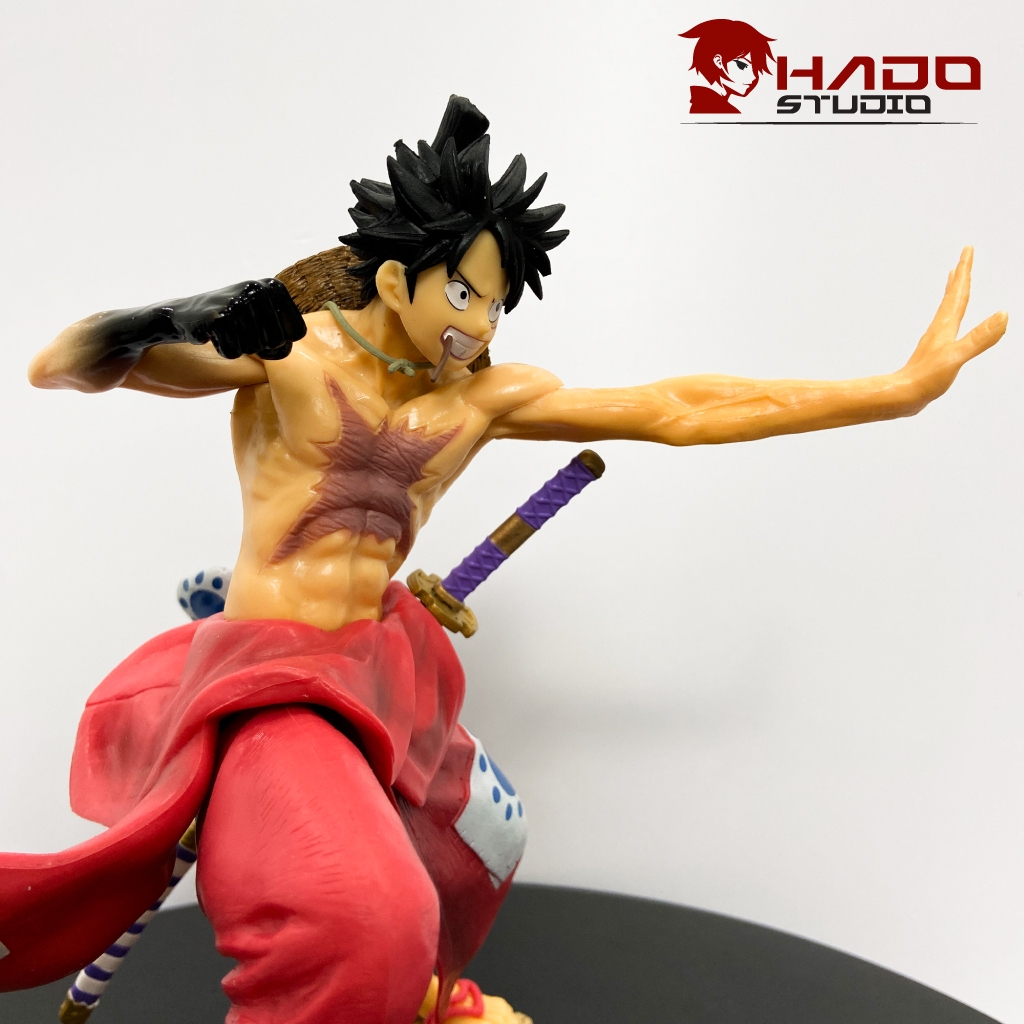 Mô hình Luffy, One Piece, tư thế chiến đấu, cao 23cm
