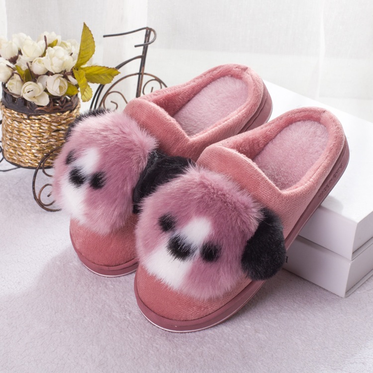 Dép bông đi trong nhà hình CÚN cho bé trai bé gái