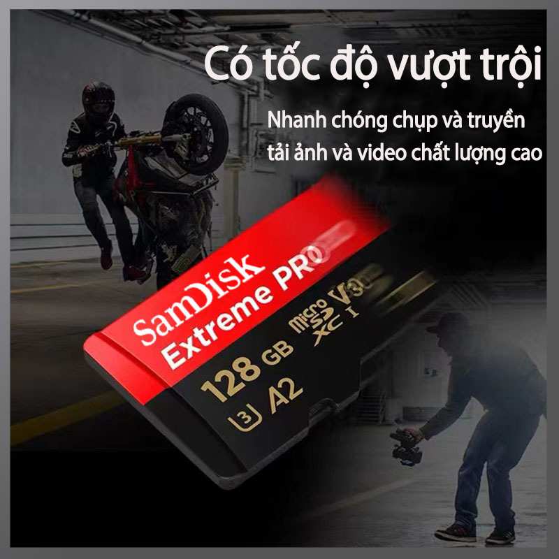 Thẻ nhớ sandisk 128GB /256Gb/512GB dùng điện thoại, máy ảnh -  Thẻ nhớ tốc độ cao Class 10 Ultra 667x 190MB/s -BH 10 năm