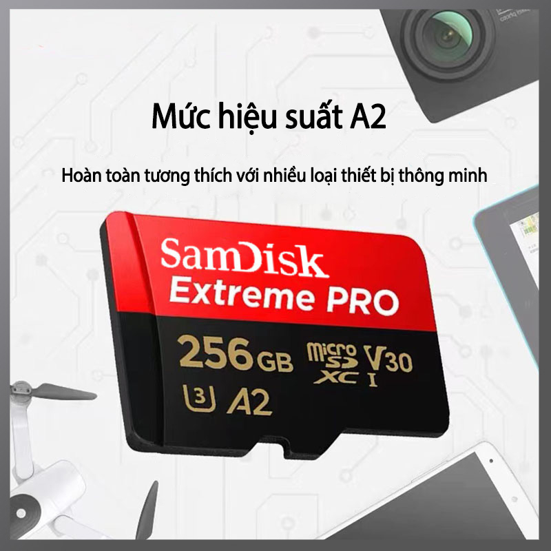 Thẻ nhớ sandisk 128GB /256Gb/512GB dùng điện thoại, máy ảnh -  Thẻ nhớ tốc độ cao Class 10 Ultra 667x 190MB/s -BH 10 năm