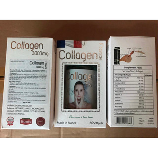 Viên uống đẹp da collagen pháp hộp 60 viên