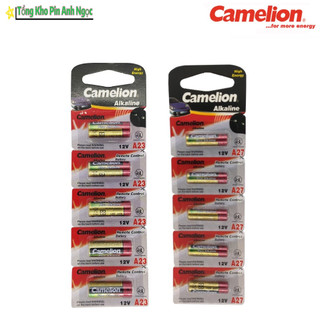Vỉ 5 viên pin a23 a27 camelion 12v thay khiển remote cửa cuốn , pin chuông cửa