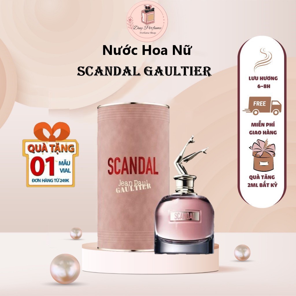 Nước hoa nữ Scandal Jean Paul Gaultier EDP nữ tính ,dịu dàng & thanh thoát  dung tích 80ml chân dài sexy  - Duy Perfume