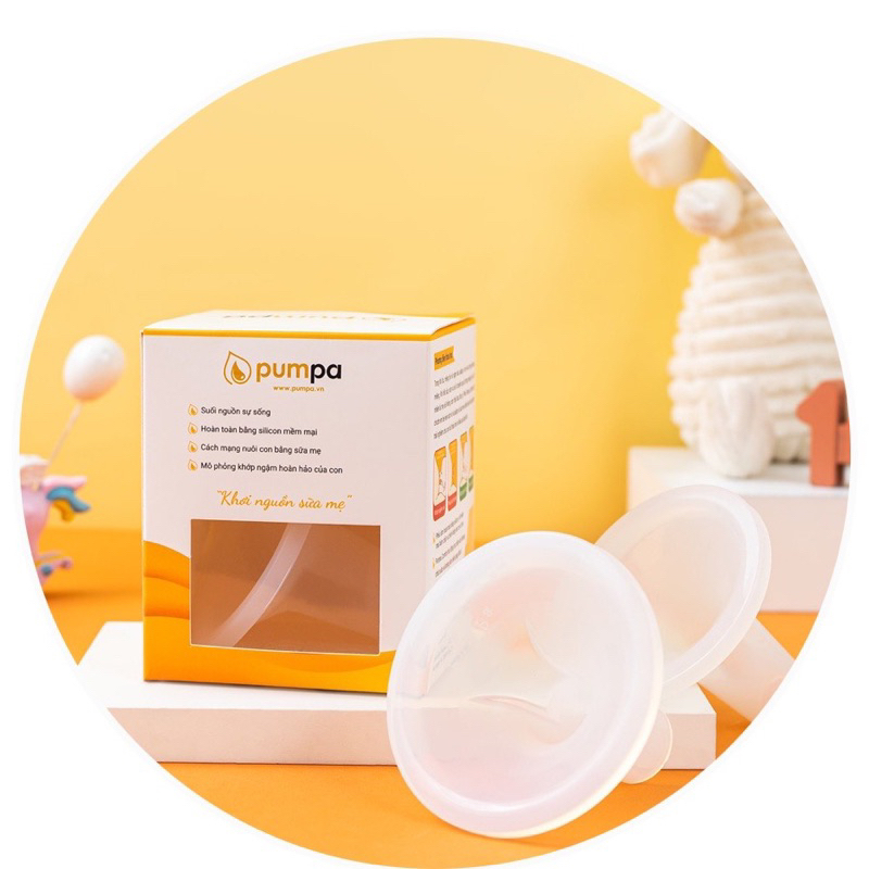 THANH LÝ like new Phễu silicon pumpa size 21.