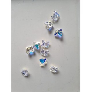 10 hạt pha lê swarovski hình bướm 6li, 8li, 10li, 12li