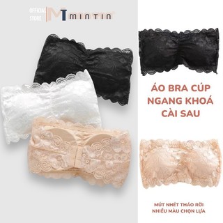 Bra Quây Mút Cài Sau- Áo BRA Ren Hoa Không Dây Sexy Hàng Cao Cấp Loại 1 [Hồng Xù]