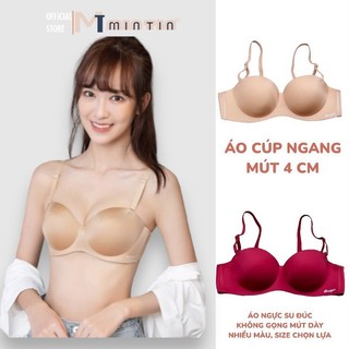 ÁO NGỰC BAQIYA SU ĐÚC CÚP NGANG KHÔNG GỌNG.- MÂU ÁO SU K09 [Hồng Xù]