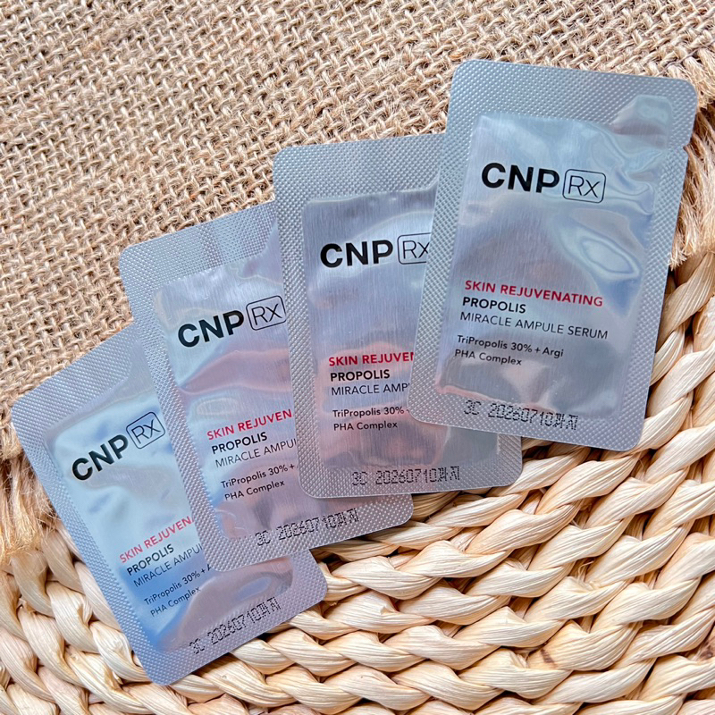 Combo 10 gói tinh chất keo ong tái sinh CNP Rx Propolis Miracle Ampoule Serum date 2026