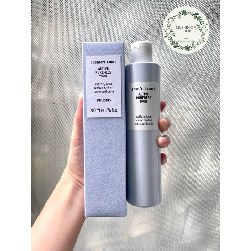 Toner Comfort Zone dành cho da dầu mụn Active Pureness Toner