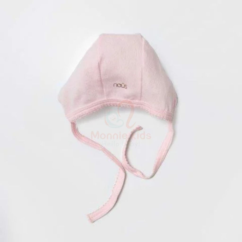 Set mũ bao chân cho bé Nous lỗ trám chất liệu cotton mềm mại thấm hút mồ hôi - Monnie Kids