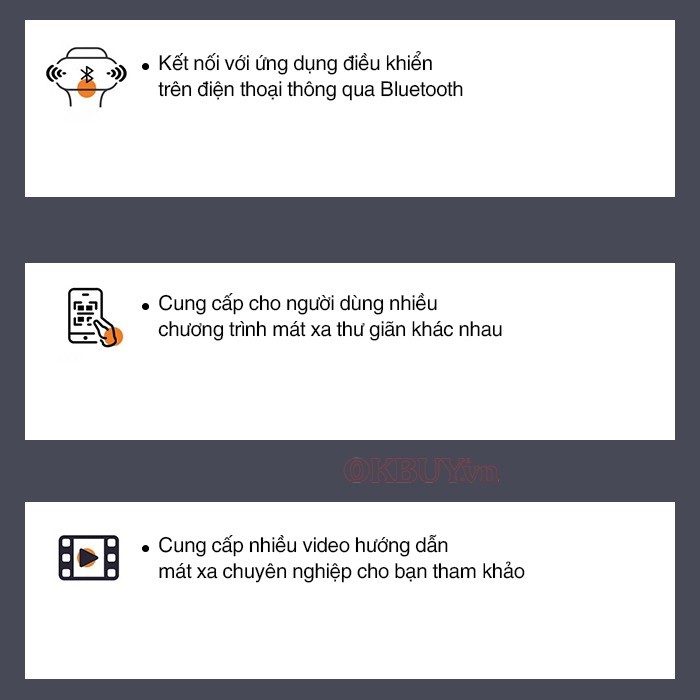 Súng massage giãn cơ, máy matxa cầm tay Booster Boluojun MINI V2 New - Có đầu nóng, Tặng 3 miếng dán dược liệu | OKbuy