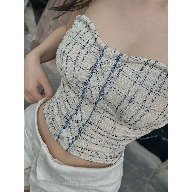 Áo óng dạ lưng chun caro