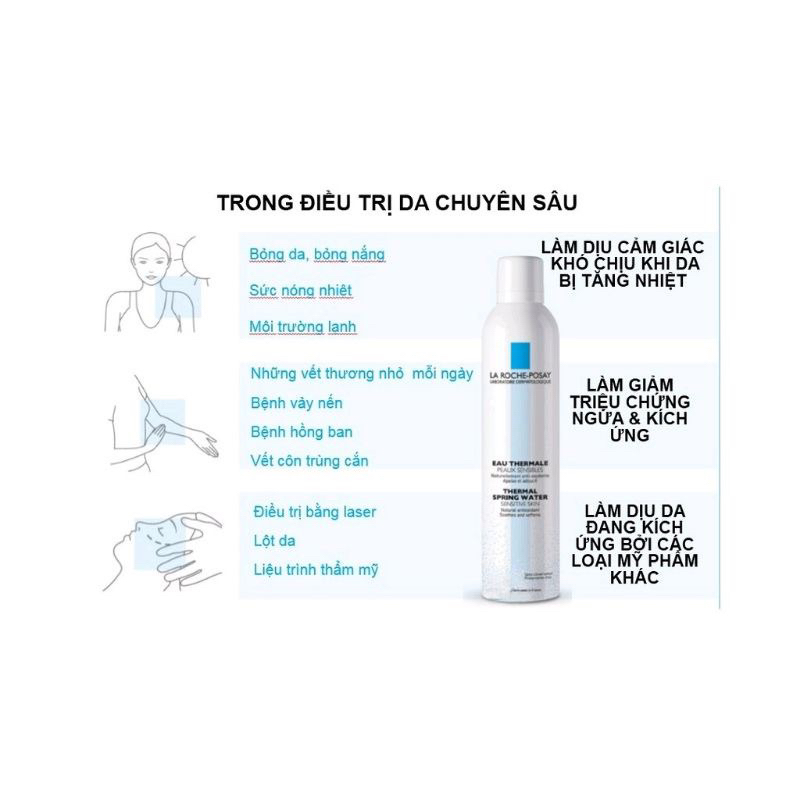50ML- Nước Xịt Khoáng Làm Dịu và Bảo Vệ Da nhạy cảm La Roche-Posay