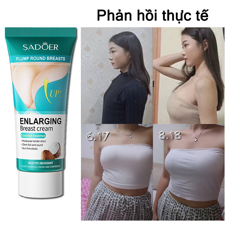 Kem nâng ngực Nâng ngực Kem massage 60g Thắt chặt ngực Ngăn ngừa vú chảy xệ nhanh chóng ngăn ngừa các vấn đề về tuyến