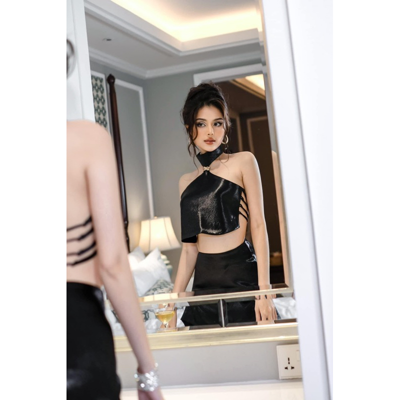 👚 SET YẾM LOGO + CHÂN VÁY