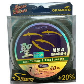 Cước Câu Cá Okamoto 4 Con Cá Cơm Chính Hãng - Cuộn 250m