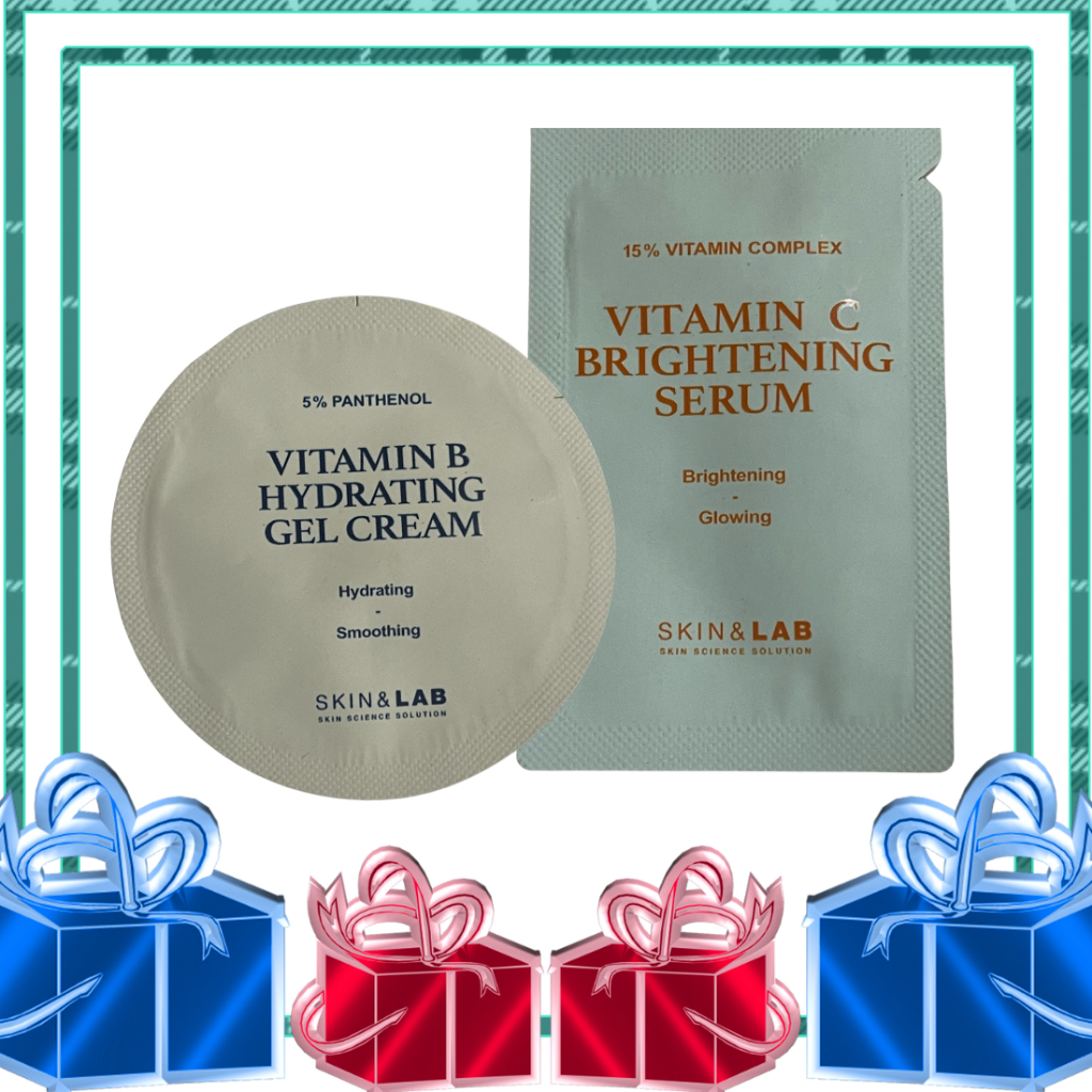 ( QUÀ TẶNG DÀNH MRM NHẠY CẢM HALIO ) Combo 2 gói Serum vitamin C Brightening 1g và Gel dưỡng ẩm vitamin B Hydrating 1g