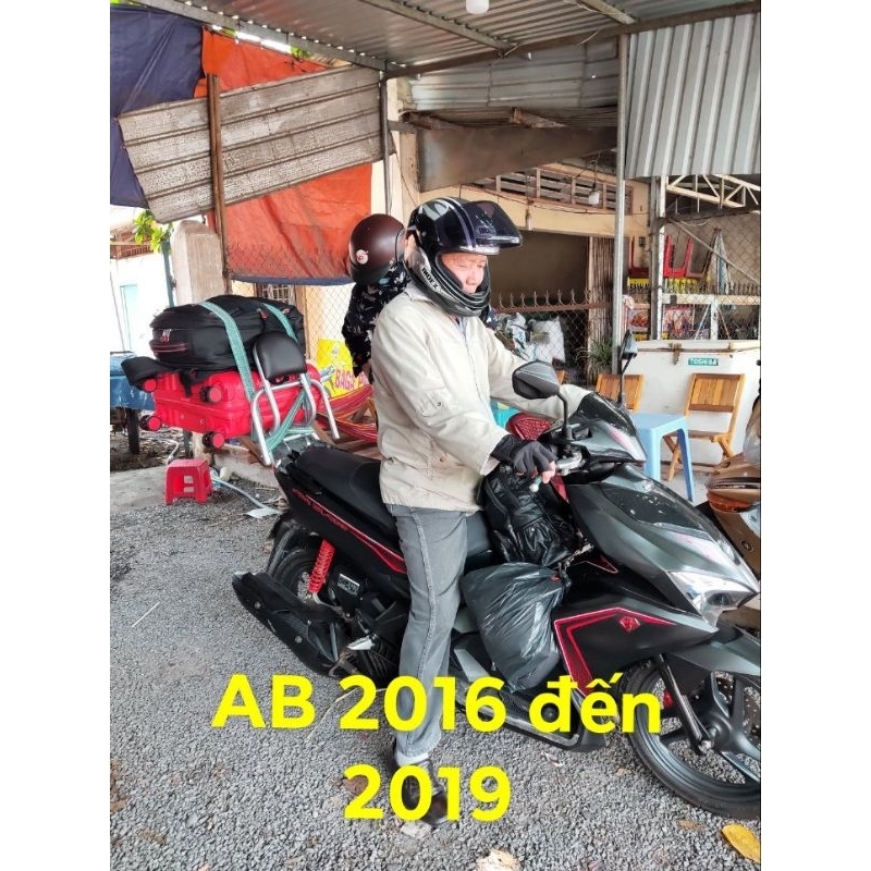 Cổ dê tốt và rất Bền,Baga phượt lắp AB 2016 đến 2019 sử dụng chung mẫu, lưu ý chọn đúng mẫu xe giúp shop