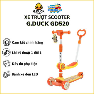 Xe trượt cho bé G.Duck GD520 [3in1: Xe trượt+ Chòi chân+ Cán đẩy]