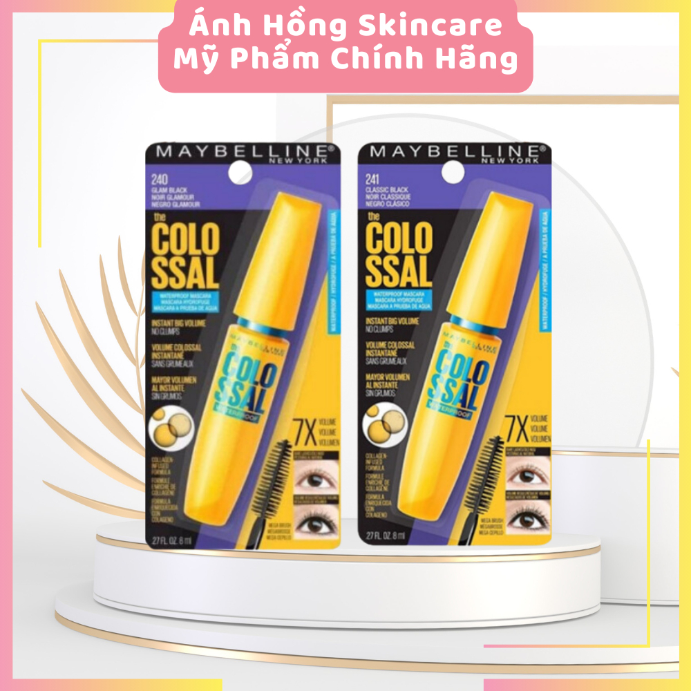 Chuốt Mi Lâu Trôi Dài Mi Mascara Maybelline Colo SSAL 7X