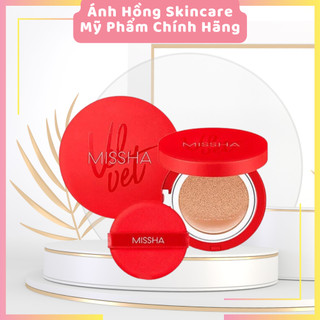 Phấn Nước Mỏng Mịn, Che Phủ Tốt, Lâu Trôi Missha Velvet Finish Cushion SPF50+