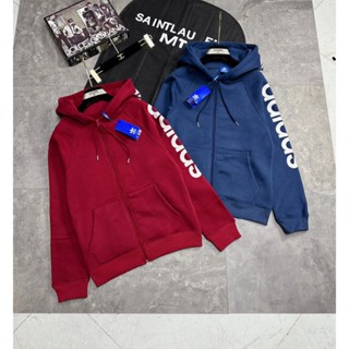 Áo khoác adidas hoodie áo bomber nam nữ có mũ Chất Len Quảng Châu CỰC ĐẸP 2023