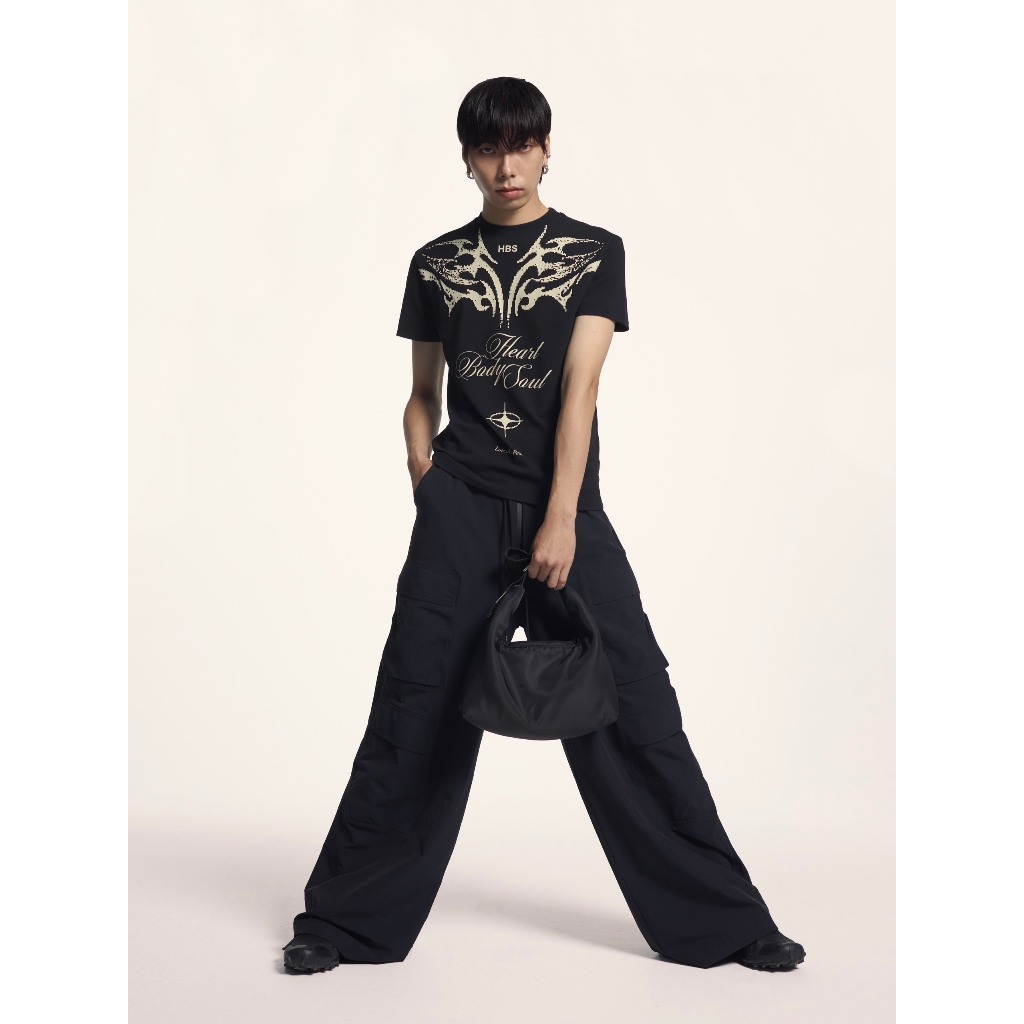Túi đeo vải polyester HBS Mini Hobo Buckle Bag
