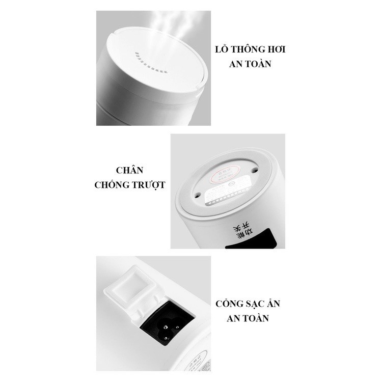 Bình đun nước siêu tốc mini du lịch ICE bình nước bệnh viện đa năng tự ngắt khi sôi - B24