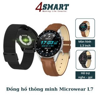 Đồng hồ thông minh Microwear L7 - Nghe gọi, quay số trực tiếp qua bluetooh, hỗ trợ đo nhịp tim, đẩy thông báo ứng dụng